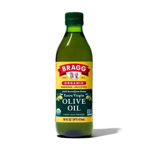 [074305020162] Aceite de Oliva Extra Virgen Orgánico 473 ml Bragg