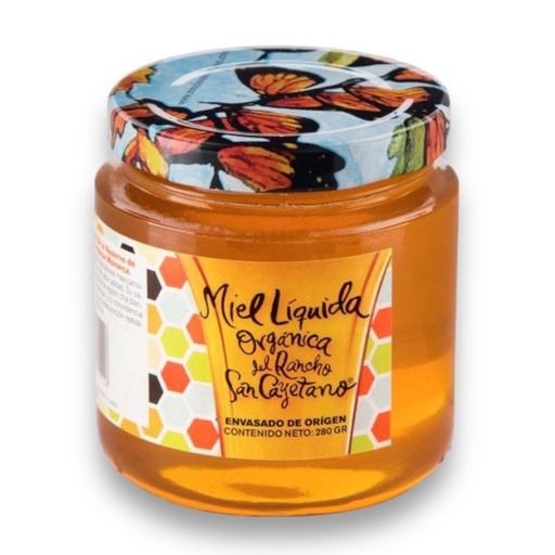 [7503007745118] Miel líquida orgánica 280gr (San Cayetano)