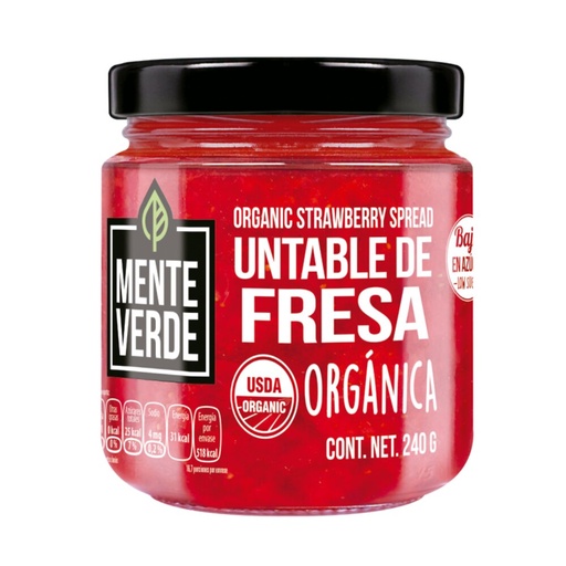 [7503013909443] Untable de Fresa 240G (Mente Verde)