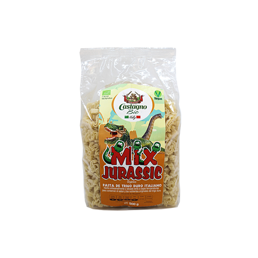 [8013885010424] Pasta de Trigo Duro - Dinosaurios 500G (Castagno)