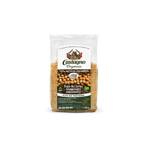 [8013885051861] Sopa de Letras de Garbanzo 250G (Castagno)