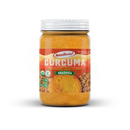 [7502280880189] Curcuma Organica en Polvo 60 g (Natures Blessings)