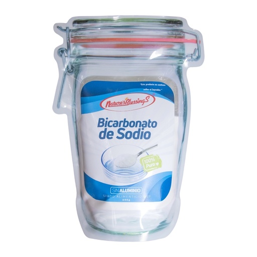 [7502280880578] Bicarbonato de sodio puro 600 g (Natures Blessings)