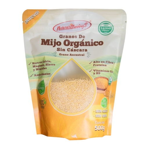 [7503012295707] Mijo 500g org (Natures Blessings)