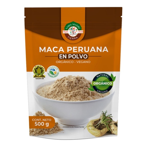 [7503034274087] Maca Orgánica en Polvo 500 g (Sabia Madre Tierra)