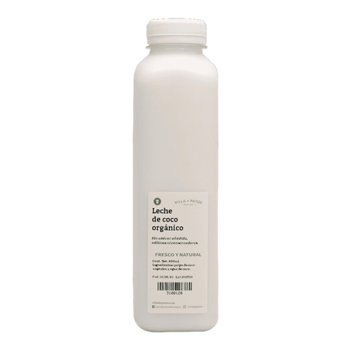 [3100701] Leche de Coco Org 1L (Villa de Patos )