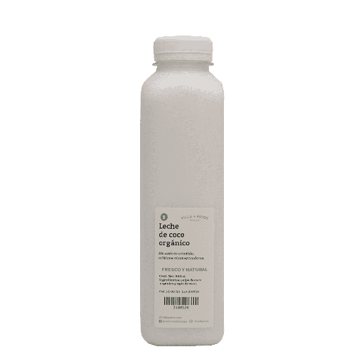 [7503025352039] Leche de Coco Org 500 ml (Villa de Patos )