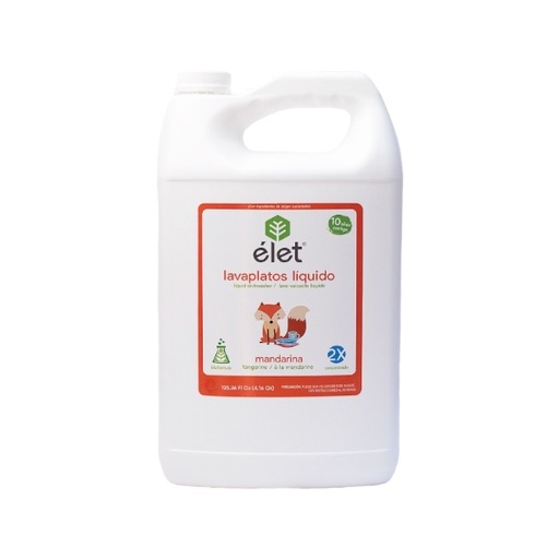 [7503022118140] ELET Lavaplatos Liquido Mandarina 1L (ELET)
