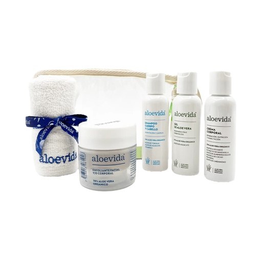 [7503013963391] Kit de Viaje Exfolia y Humecta (Aloe Vida)